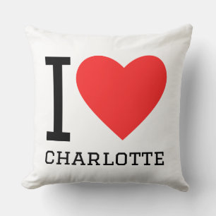 Coussin J'aime Charlotte 