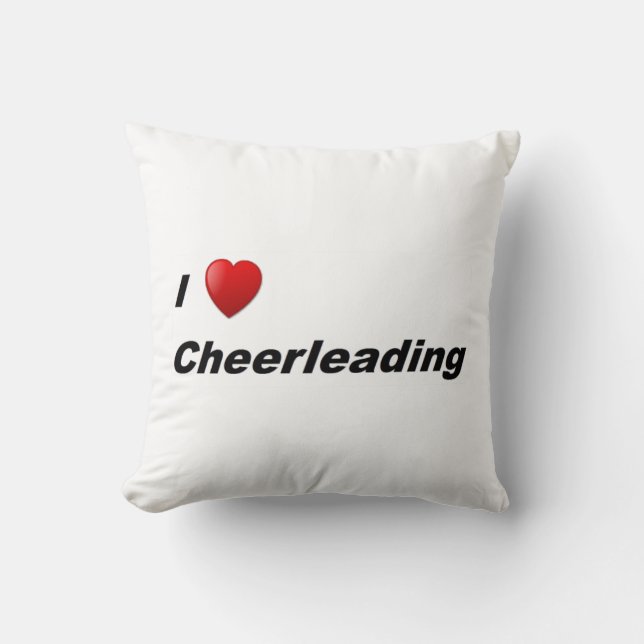 Coussin J'Aime Cheerleader (Recto)