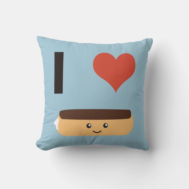 Coussin J'aime des Eclairs (Recto)