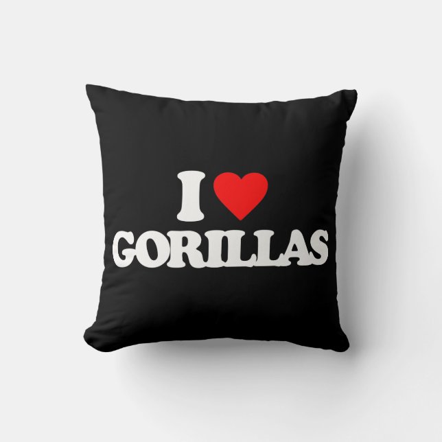 COUSSIN J'AIME DES GORILLES (Recto)