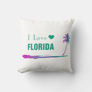 Coussin J'Aime Florida Colorful Green