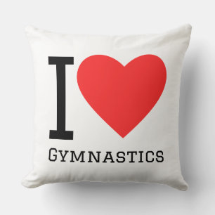 Coussin J'aime la gymnastique