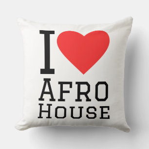 Coussin J'aime la maison Afro