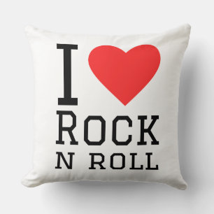Coussin J'aime le rock et le roll