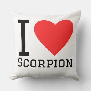 Coussin J'aime le scorpion