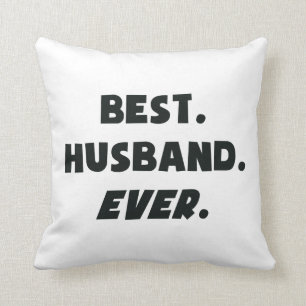 Coussin J'aime mon meilleur mari des mondes jamais