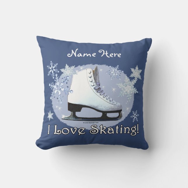 Coussin J'aime patiner ! (Recto)