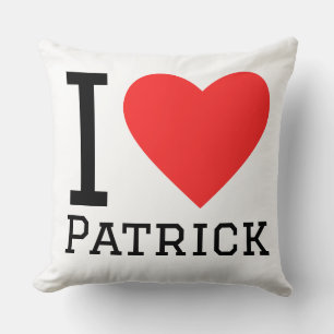 Coussin J'aime Patrick