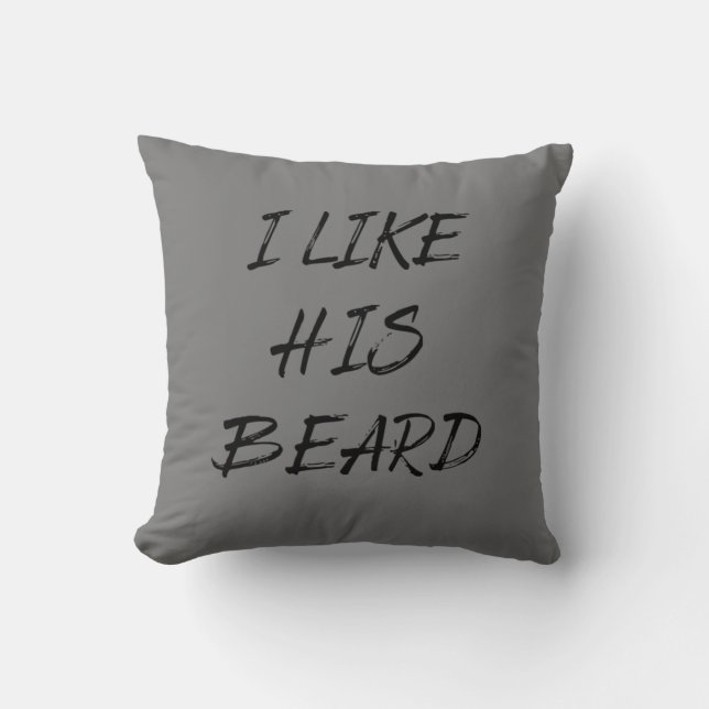 Coussin J'aime son barbarde (Recto)
