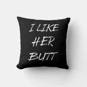 Coussin j'aime son cul