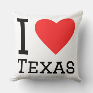 Coussin J'aime Texas