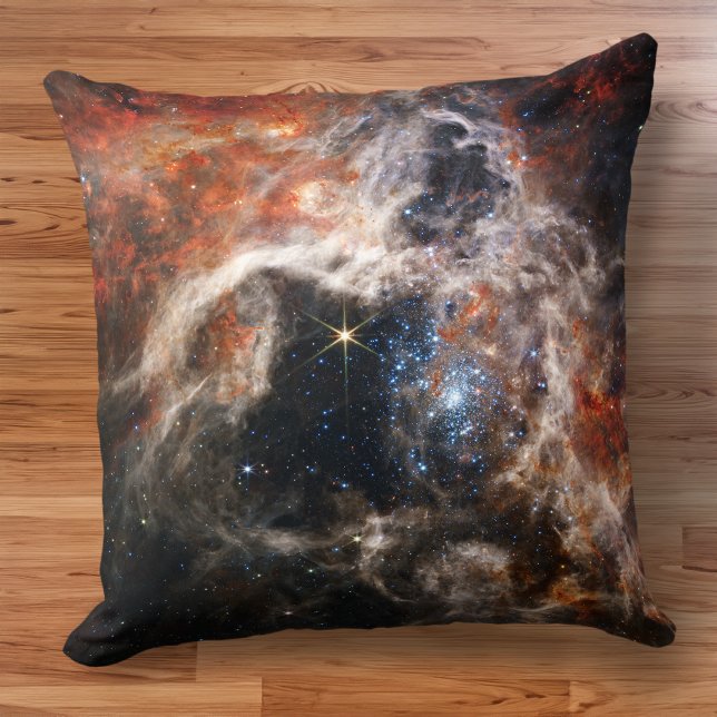 Coussin James Webb Tarantula Nebula Hi-Res Image 2022 (Créateur téléchargé)