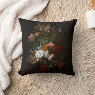 Coussin Jan Davidsz de Heem, Vase avec Fleurs, 1700