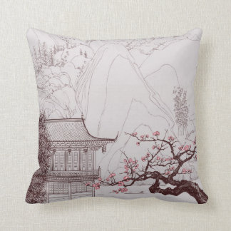 Coussin japonais de fleurs de cerisier