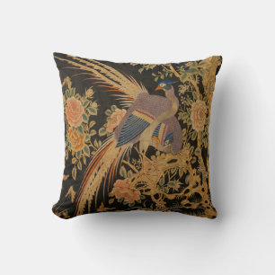 Coussin japonais du 18ème siècle de décor de