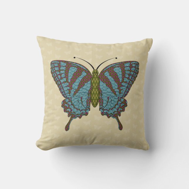 Coussin japonais Swallowtail (Recto)
