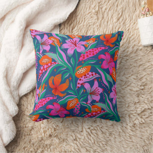 Coussin Jardin Botanique Vibrant
