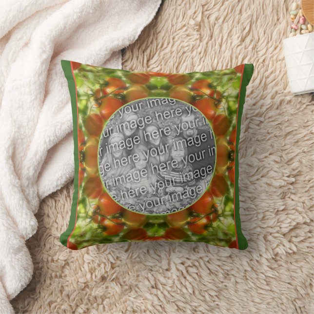 Coussin Jardin Cherry Tomates Nature Ajouter Votre Propre  (Couverture)