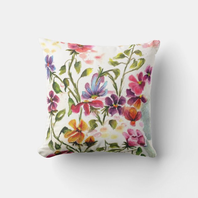 Coussin Jardin d'agrément lunatique (Recto)