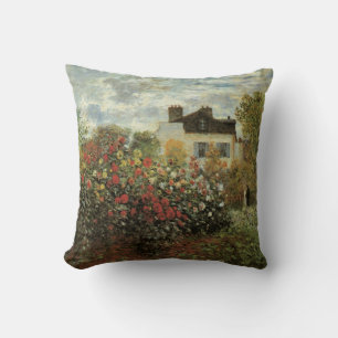 Coussin Jardin de Monet à Argenteuil par Claude Monet