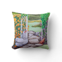 Jardin de poulets heureux