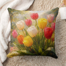 Jardin de tulipes - Style pictural