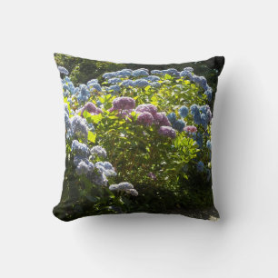 Coussin Jardin d'Hortensias