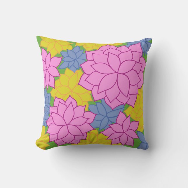 Coussin Jardin d'intérieur (Recto)