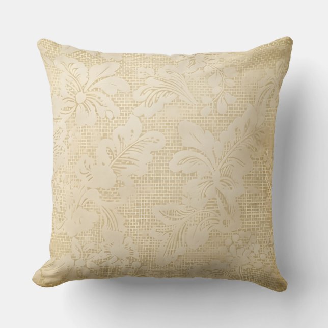 Coussin Jardin d'or Serenity Jeu d'oreiller décoratif (Recto)
