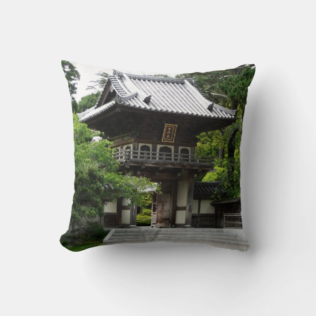 Coussin Jardin japonais de thé à San Francisco (Recto)