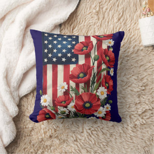 Coussin Jauge Florale Américaine