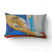 Coussin jaune de Lurcher