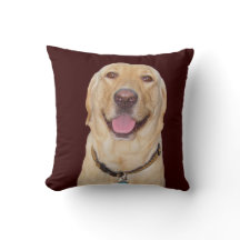 Coussin jaune de MoJo d'Américain de laboratoire