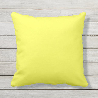 Coussin jaune doux