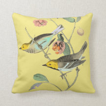 Jaune pâle d'oiseau Vintage