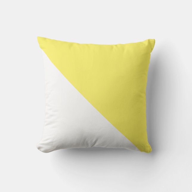 Coussin Jaune Spikes Motifs Feuille Couleurs Abstraites pe (Recto)