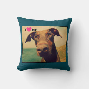 Coussin J'Coeur Mon Doberman