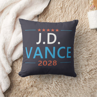 Coussin JD Vance 2028 Républicain Patriotique