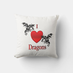 Coussin Je Coeur Dragons