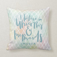 JE CROIS EN UNICORNES ET MERMAIDS SEA BLUE