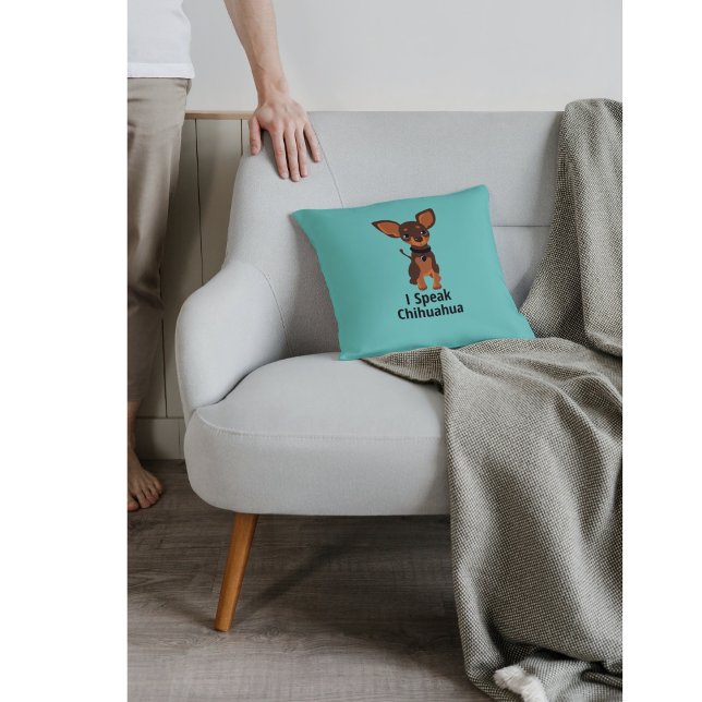 Coussin Je Parle Chihuahua Jeu d'oreiller (Créateur téléchargé)