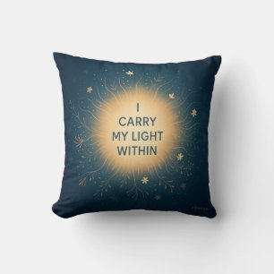 Coussin Je Porte Ma Lumière À L'Intérieur - Spirituelle Fe