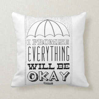 Coussin Je promets que tout sera bien