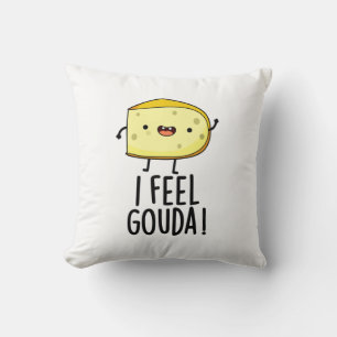 Coussin Je Sens Gouda Drôle Pun au fromage