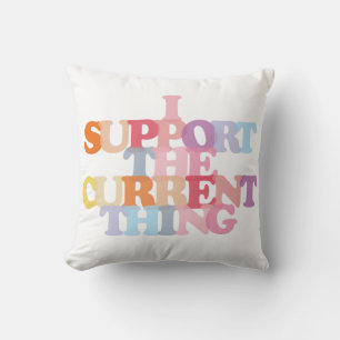Coussin Je Soutiens L'Oreiller À Throw Actuel