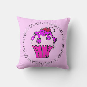 Coussin Je suis gentil avec toi Valentine