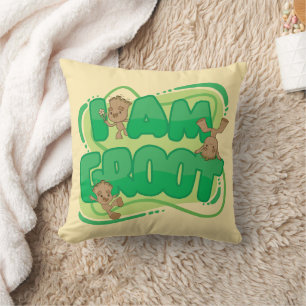 Coussin Je Suis Groot Character Art Text