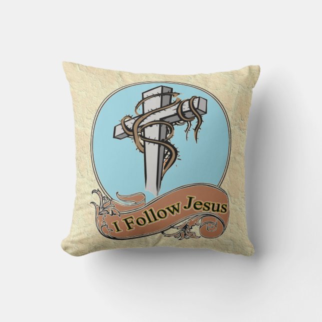 Coussin Je suis Jésus (Recto)