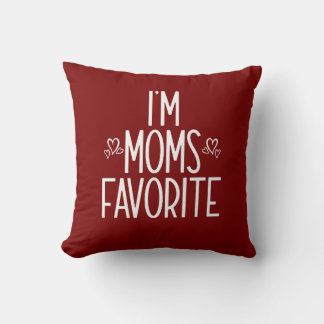 Coussin Je suis le préféré de maman