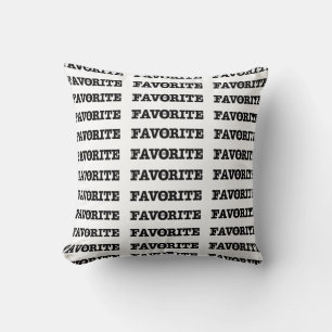 Coussin Je suis l'enfant favori